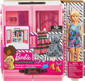 Lalka Barbie Mattel Fashionistas - Szafa na ubranka (GBK12) 9