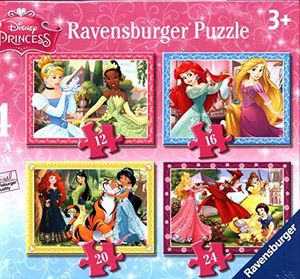 Ravensburger Puzzle Księżniczki Disneya 4w1 1