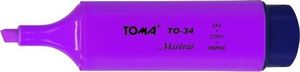 Toma Zakreślacz Mistral fioletowy (10szt) TOMA 1