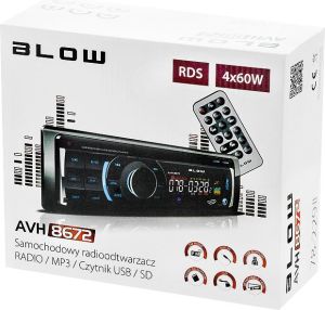 Radio samochodowe Blow AVH-8672 MP3 + PILOT (78-229) 2