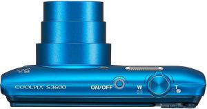 Aparat cyfrowy Nikon CoolPix S3600 niebieski 2