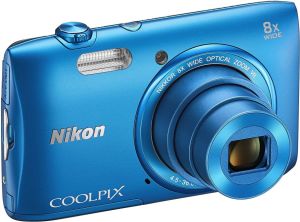 Aparat cyfrowy Nikon CoolPix S3600 niebieski 3
