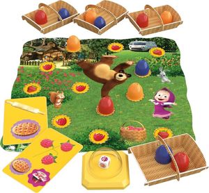 Tactic Gra planszowa Masza i Niedźwiedź w lesie (UK,NL,FR,PL) 2