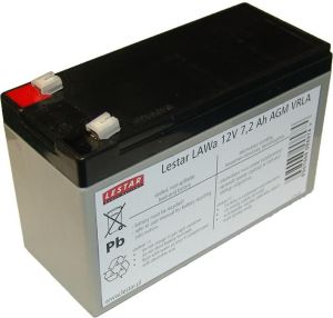 Lestar Lestar żelowy akumulator wymienny LAWa 12V 7,2Ah AGM VRLA - (AKUM. LAWa 12V 7,2AH AGM VRLA) 1