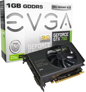 Karta graficzna EVGA Geforce GTX 750 Superclocked 1GB GDDR5/128b (01G-P4-2753-KR) 1