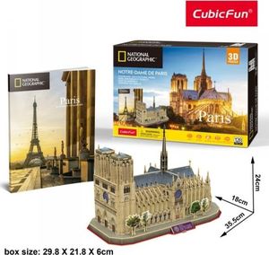Cubicfun PUZZLE 3D NATIONAL GEO NOTR DAME DE PARIS 1