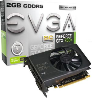 Karta graficzna EVGA GeForce GTX 750Ti Superclocked 2GB GDDR5 (128 bit) HDMI, DVI, DP (02G-P4-3753-KR) 2