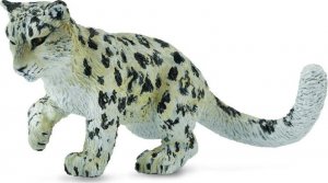 Figurka Collecta LEOPARD MŁODY ŚNIEŻNY BAWIĄCY SIĘ 1