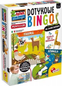 Lisciani Montessori plus Dotykowe Bingo Ze Zwierzętami 1