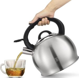 Berlinger Haus CZAJNIK 3L BERLINGER HAUS Z GWIZDKIEM ROYAL SILVER COLLECTION 3