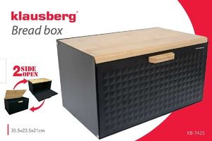 Chlebak Klausberg bambusowo-stalowy  (KB-7425) 2