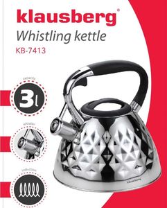 Klausberg CZAJNIK Z GWIZDKIEM KLAUSBERG 3L KB-7413 3