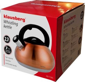 Klausberg CZAJNIK Z GWIZDKIEM KLAUSBERG 2,7L KB-7385 COPPER 3