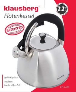 Klausberg CZAJNIK Z GWIZDKIEM KLAUSBERG 2,2L KB-7409 3