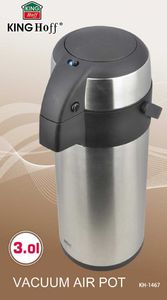 KingHoff Termos dzbankowy KH-1467 3 l Srebrny 3