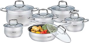 KingHoff 12 ELEMENTOWY ZESTAW GARNKÓW KINGHOFF KH-1423 2