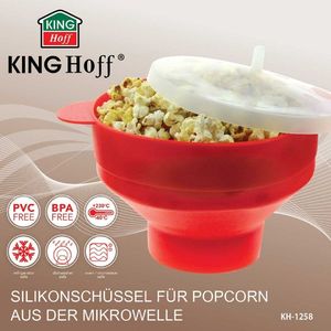 KingHoff MISKA DO ROBIENIA POPCORNU W MIKROFALI KINGHOFF KH-1258 2