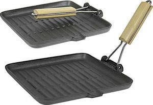 Patelnia KingHoff grillowa Żeliwna 24cm 3