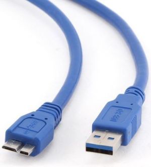 Kabel USB Gembird USB-A - micro-B 0.5 m Niebieski (CCP-MUSB3-AMBM-0.5M) 1
