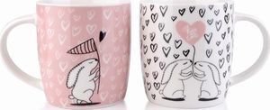 Mondex KUBEK PORCELANOWY 355ml KRÓLIK 2 KOLORY MONDEX 1