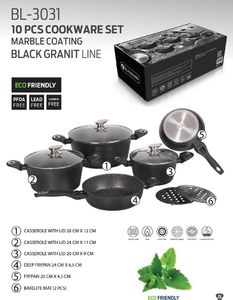 Blaumann GARNKI BLAUMANN BLACK GRANIT 10 ELE [BL-3031] 15