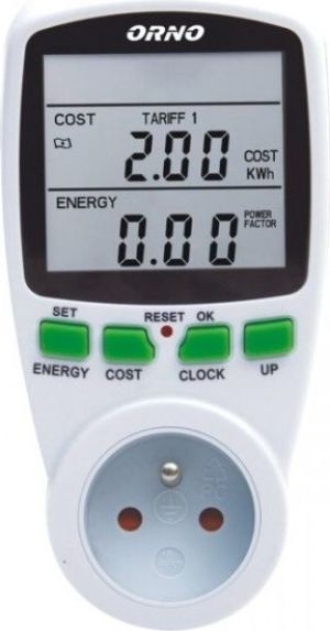 Orno OR-WAT-408 Dwutaryfowy watomierz, kalkulator energii 1