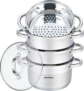 Klausberg GARNKI DO GOTOWANIA NA PARZE 24CM 5 ELE. KLAUSBERG [KB-7146] 2