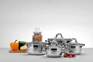 Tadar ZESTAW GARNKÓW ZE STALI NIERDZEWNEJ 8-ele LEONE TADAR 3