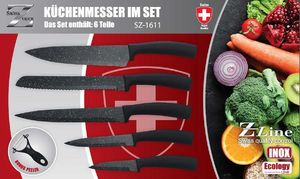 6-ELEMENTOWY ZESTAW NOŻY MARMURKOWYCH SWISS ZURICH 2