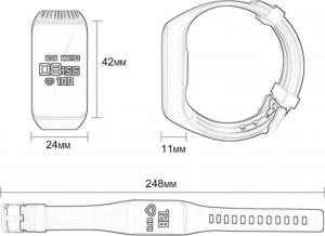 Smartband Roneberg RK1 Czarny 2