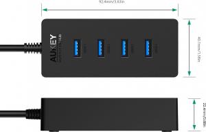 HUB USB Aukey 4x USB-A 3.0 4