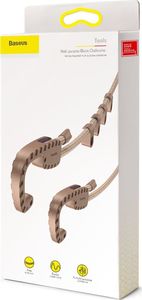 Linka zabezpieczająca Baseus Baseus wielofunkcyjna linka 1,5m beżowa ACTLS-0Y 15