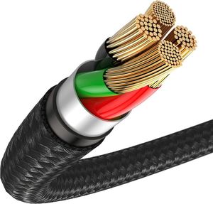 Kabel USB Baseus USB-A - USB-C 3 m Czarny (CATGH-E01) 4