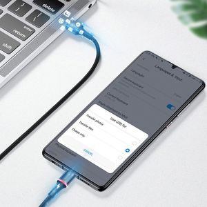 Kabel USB Baseus Baseus Kabel Halo Data USB-C LED 5A 2m CATGH-H01 11