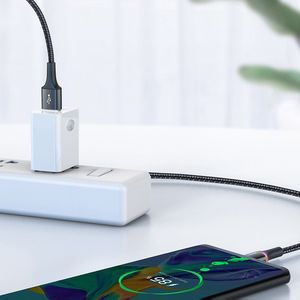 Kabel USB Baseus Baseus Kabel Halo Data USB-C LED 5A 2m CATGH-H01 9