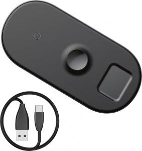 Ładowarka Baseus Smart 3in1 ładowarka QI, AirPods, Apple Watch WX3IN1-01 1