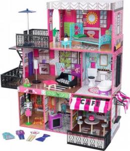 Kidkraft Drewniany domek dla lalek loft Brooklyn 1