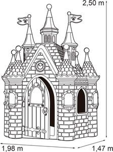 Feber Domek dla dzieci Pałac Super Palace 4