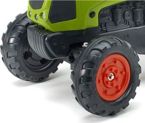 Falk Falk Traktor Claas na pedały z przyczepą jednoosiową Klakson 2