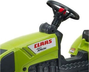 Falk Falk Traktor Claas na pedały z przyczepą jednoosiową Klakson 4