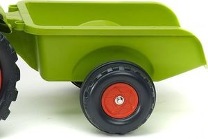 Falk Falk Traktor Claas na pedały z przyczepą jednoosiową Klakson 6