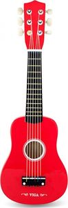 Viga Viga Drewniana gitara dla dzieci Czerwona 21 cali 6 strun 1
