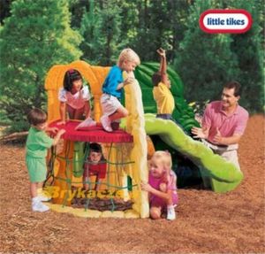 Little Tikes Dżungla Plac Zabaw Zjeżdżalnia ścianka wspinaczkowa 7