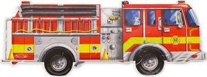 Melissa & Doug Podłogowe puzzle – wóz strażacki – ogromne elementy 1