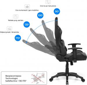 Fotel Gamvis Expert Czarno-szary 13