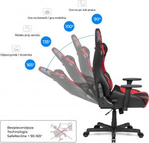 Fotel Gamvis Furioso Czerwony 11