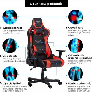 Fotel Gamvis Furioso Czerwony 10