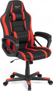 Fotel Gamvis Hyper Czarno-czerwony (materiałowy) 2