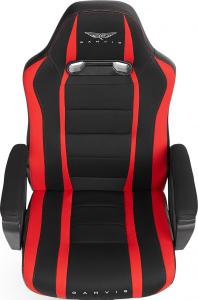 Fotel Gamvis Hyper Czarno-czerwony (materiałowy) 4