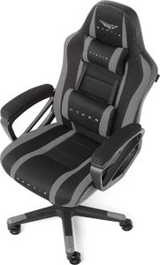 Fotel Gamvis Hyper Czarno-szary (materiałowy) 1